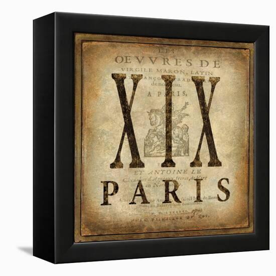 Paris-Oliver Jeffries-Framed Stretched Canvas