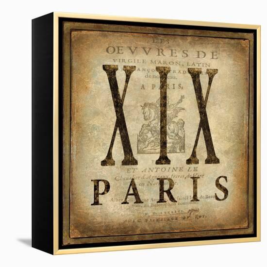 Paris-Oliver Jeffries-Framed Stretched Canvas