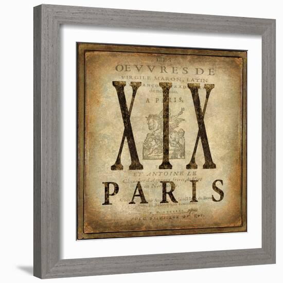 Paris-Oliver Jeffries-Framed Art Print