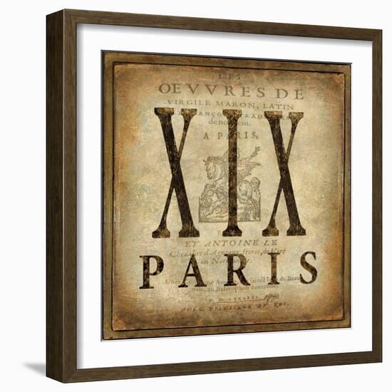 Paris-Oliver Jeffries-Framed Art Print