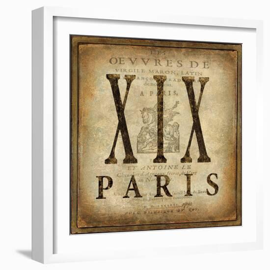 Paris-Oliver Jeffries-Framed Art Print