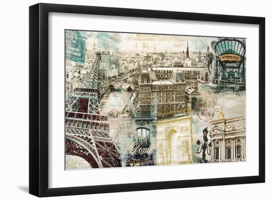 Paris-Tyler Burke-Framed Art Print