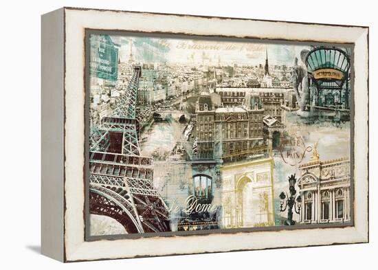 Paris-Tyler Burke-Framed Stretched Canvas