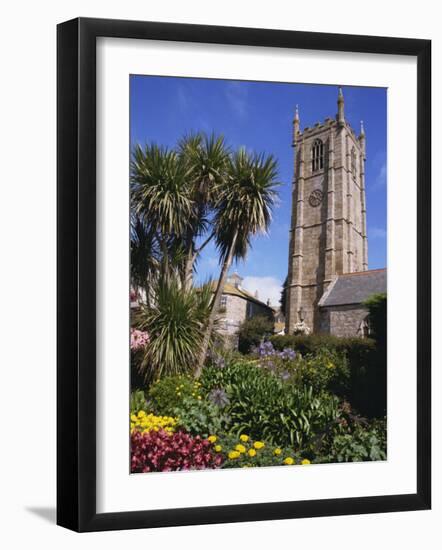 Parish Church of St. Ia Dating from 1434, St. Ives, Cornwall, England, United Kingdom, Europe-Ken Gillham-Framed Photographic Print