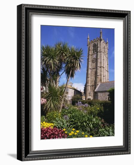 Parish Church of St. Ia Dating from 1434, St. Ives, Cornwall, England, United Kingdom, Europe-Ken Gillham-Framed Photographic Print