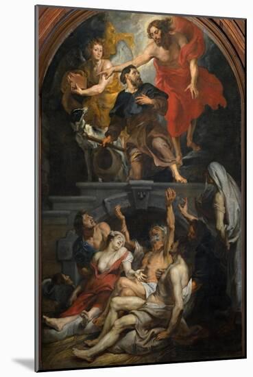 Parish Church (Parochiekerk Sint-Martinus). Painting. Pieter Paul Rubens.-Peter Paul Rubens-Mounted Giclee Print