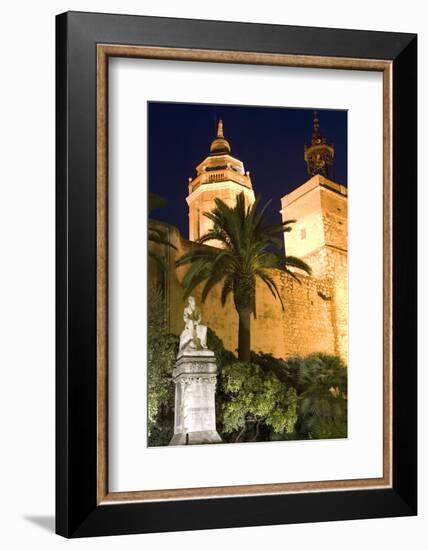 Parish Church, Sitges, Catalonia, Spain-Peter Adams-Framed Photographic Print