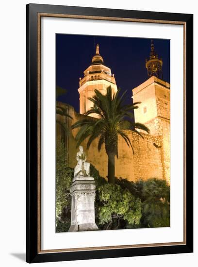 Parish Church, Sitges, Catalonia, Spain-Peter Adams-Framed Photographic Print