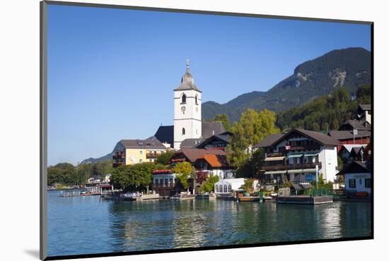 Parish Church, St. Wolfgang, Wolfgangsee Lake, Flachgau, Salzburg, Upper Austria, Austria, Europe-Doug Pearson-Mounted Photographic Print