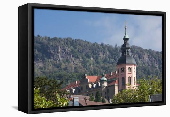Parish Church, Stiftskirke, Old City, Baden Baden, Black Forest, Baden-Wurttemberg, Germany, Europe-James Emmerson-Framed Premier Image Canvas