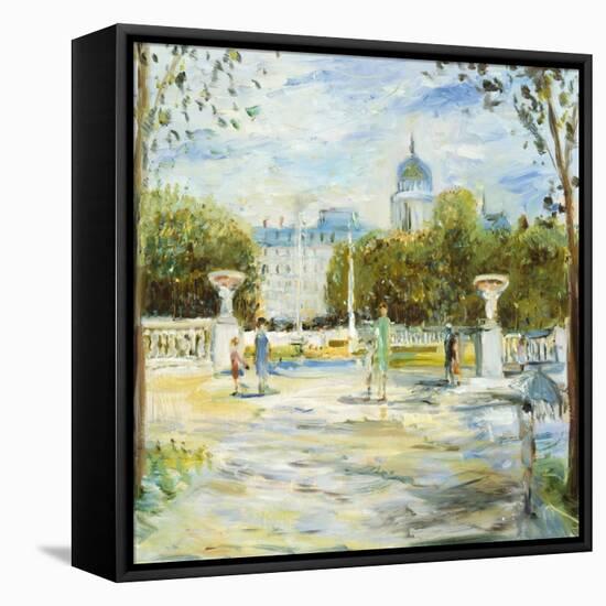 Parisian Afternoon I-Marysia Burr-Framed Premier Image Canvas