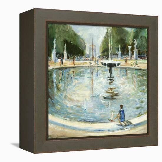 Parisian Afternoon II-Marysia Burr-Framed Premier Image Canvas