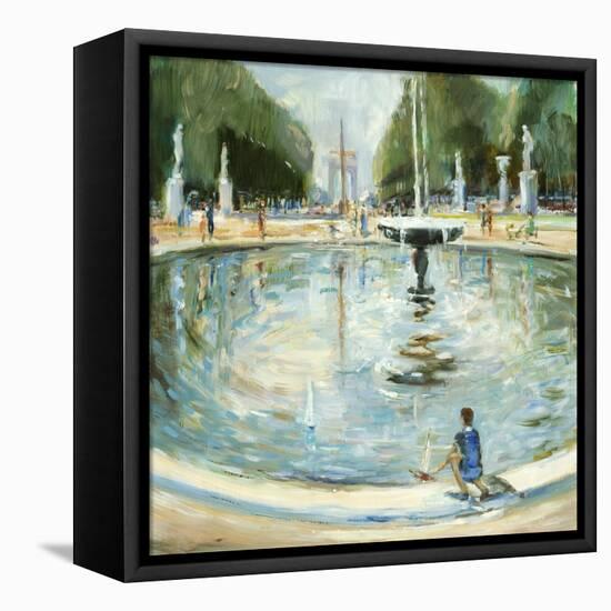 Parisian Afternoon II-Marysia Burr-Framed Premier Image Canvas