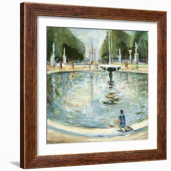 Parisian Afternoon II-Marysia Burr-Framed Giclee Print