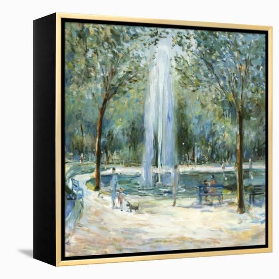 Parisian Afternoon III-Marysia Burr-Framed Premier Image Canvas