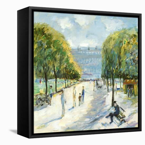 Parisian Afternoon IV-Marysia Burr-Framed Premier Image Canvas