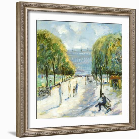 Parisian Afternoon IV-Marysia Burr-Framed Giclee Print