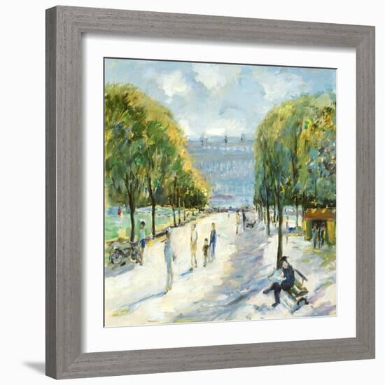 Parisian Afternoon IV-Marysia Burr-Framed Giclee Print