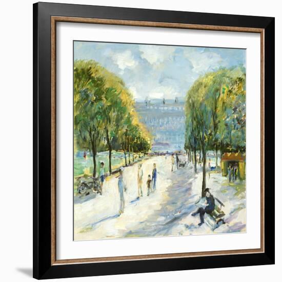 Parisian Afternoon IV-Marysia Burr-Framed Giclee Print