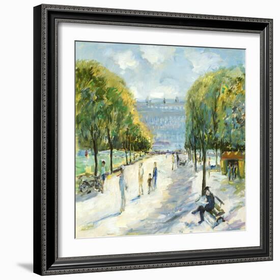 Parisian Afternoon IV-Marysia Burr-Framed Giclee Print