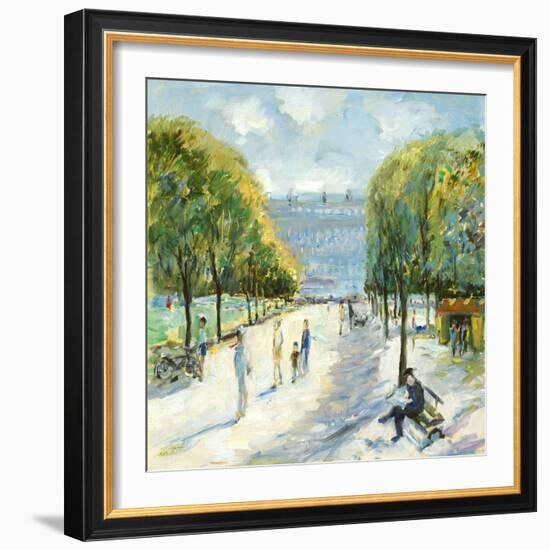 Parisian Afternoon IV-Marysia Burr-Framed Giclee Print