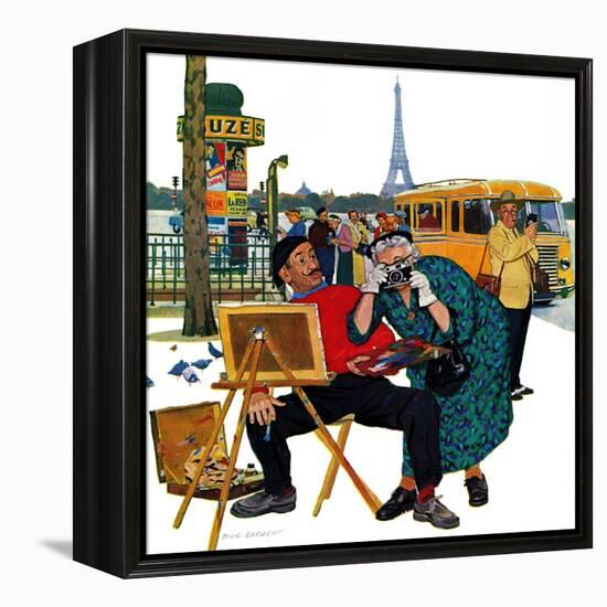 "Parisian Artist & Tourist", July 11, 1959-Richard Sargent-Framed Premier Image Canvas