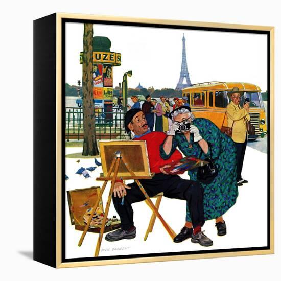 "Parisian Artist & Tourist", July 11, 1959-Richard Sargent-Framed Premier Image Canvas