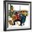 "Parisian Artist & Tourist", July 11, 1959-Richard Sargent-Framed Giclee Print