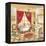 Parisian Bath - Red-Gregory Gorham-Framed Stretched Canvas