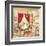 Parisian Bath - Red-Gregory Gorham-Framed Art Print