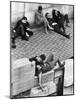 Parisian Beatniks Hanging Out on Bank of the Seine-Alfred Eisenstaedt-Mounted Photographic Print