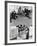 Parisian Beatniks Hanging Out on Bank of the Seine-Alfred Eisenstaedt-Framed Photographic Print