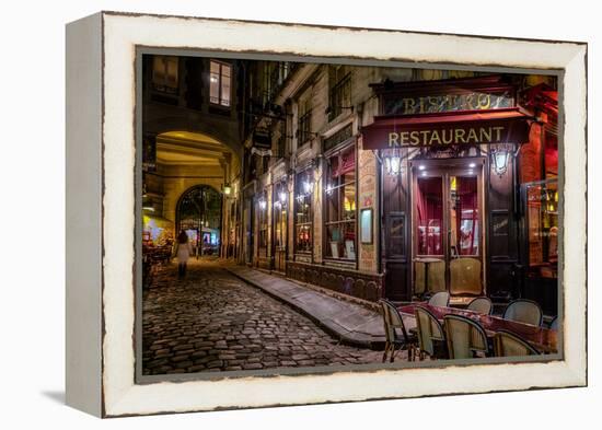 Parisian Cafe, Paris, France, Europe-Jim Nix-Framed Premier Image Canvas