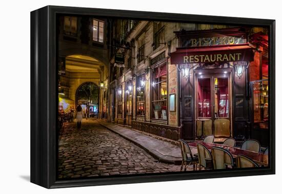 Parisian Cafe, Paris, France, Europe-Jim Nix-Framed Premier Image Canvas