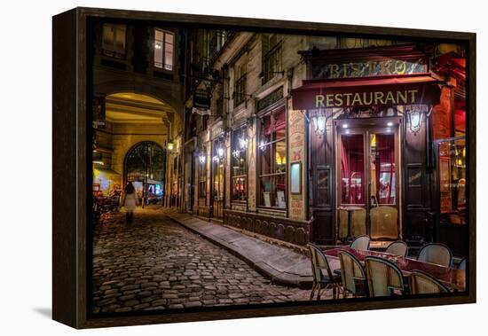 Parisian Cafe, Paris, France, Europe-Jim Nix-Framed Premier Image Canvas