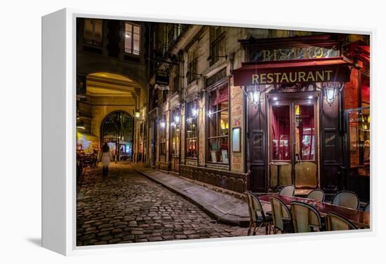 Parisian Cafe, Paris, France, Europe-Jim Nix-Framed Premier Image Canvas