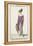 Parisian Costume Illustration-null-Framed Stretched Canvas