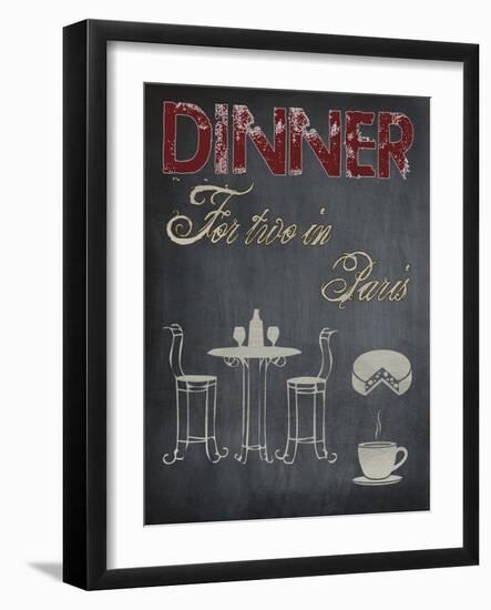 Parisian Dinner-Sheldon Lewis-Framed Art Print