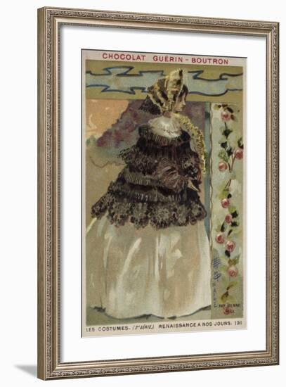 Parisian Fashion, 1855-null-Framed Giclee Print