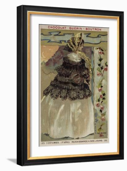 Parisian Fashion, 1855-null-Framed Giclee Print