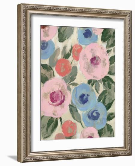 Parisian Floral III Pastel-Silvia Vassileva-Framed Art Print