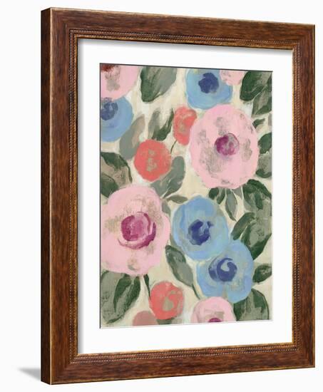 Parisian Floral III Pastel-Silvia Vassileva-Framed Art Print