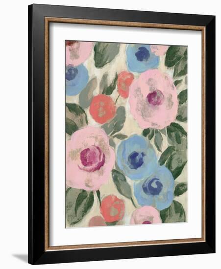 Parisian Floral III Pastel-Silvia Vassileva-Framed Art Print