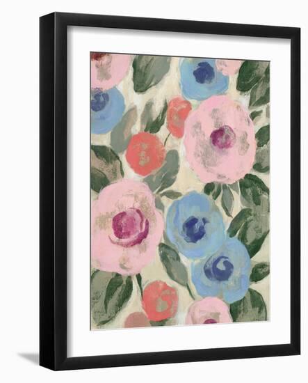 Parisian Floral III Pastel-Silvia Vassileva-Framed Art Print