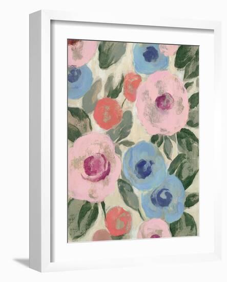 Parisian Floral III Pastel-Silvia Vassileva-Framed Art Print