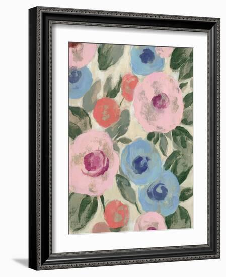 Parisian Floral III Pastel-Silvia Vassileva-Framed Art Print