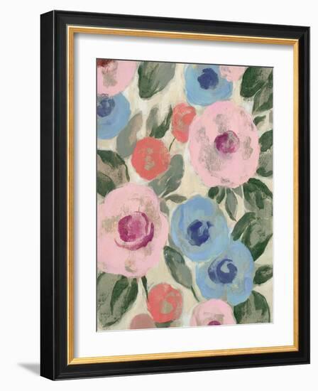 Parisian Floral III Pastel-Silvia Vassileva-Framed Art Print