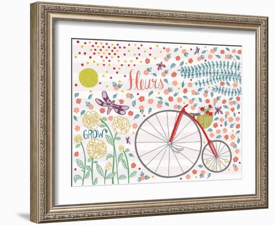 Parisian Flowers-Cody Alice Moore-Framed Art Print