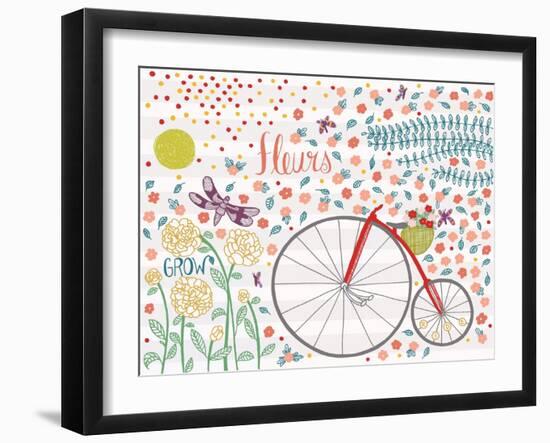 Parisian Flowers-Cody Alice Moore-Framed Art Print