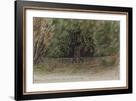 Parisian Fountains-Jean-Marie Amelin-Framed Giclee Print